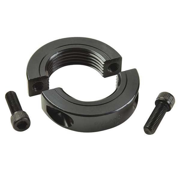 Shaft Collar, Threaded, 2Pc, #10-24, Steel