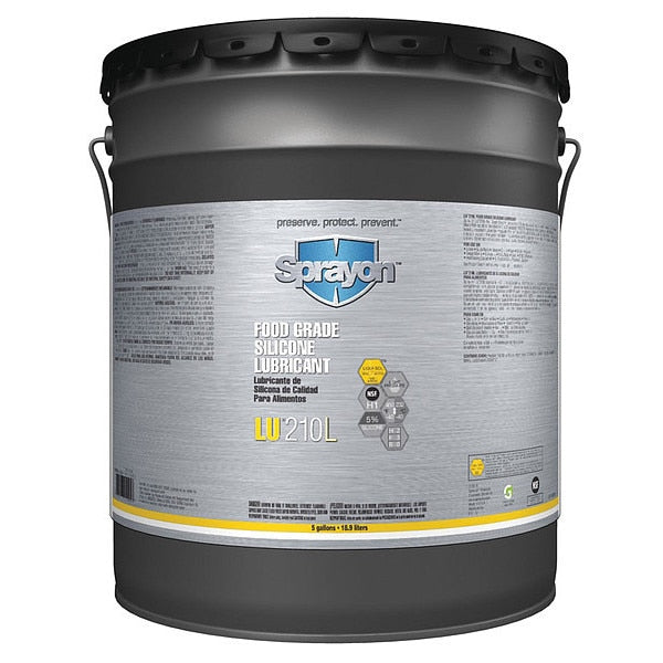 Food Grade Silicone Lubricant, 5 Gal.