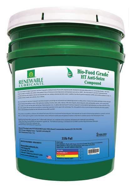 Anti-Seize Compound, 35 lb, Pail