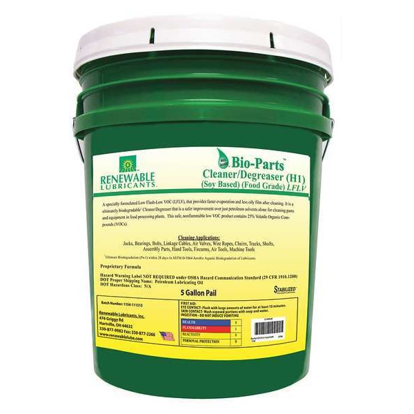 Liquid 5 gal. Cleaner and Degreaser, Pail