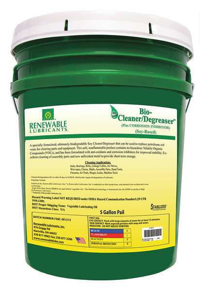 Liquid 5 gal. Cleaner and Degreaser, Pail