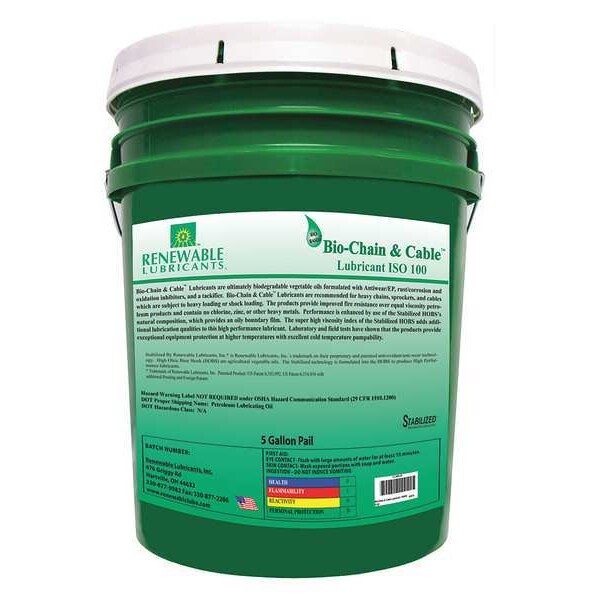 Lubricant, Pail, Yellow, 5 gal.
