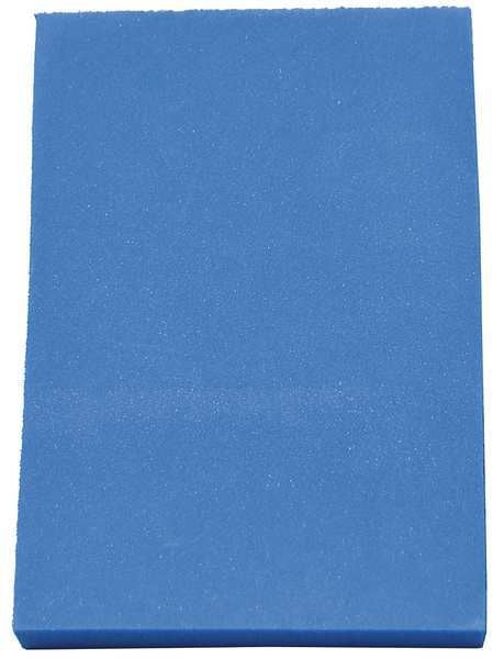 Foam Sheet, Crosslink, 12 in W, 24 in L, 1/4 in Thick, Blue