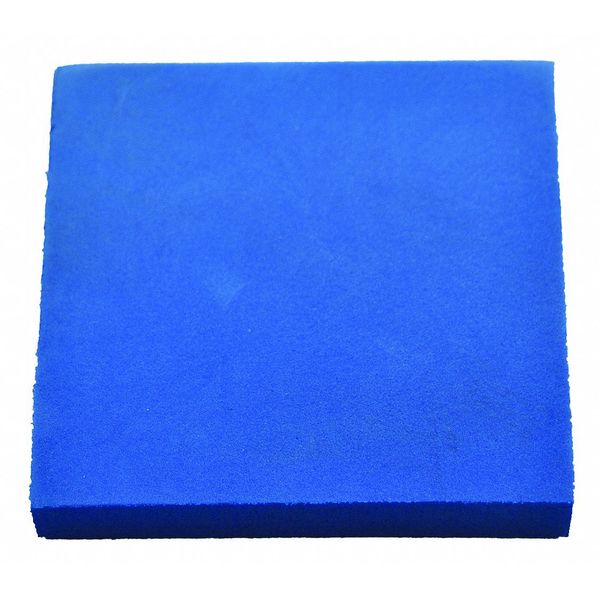 Foam Sheet, Crosslink, 24 in W, 24 in L, 1/8 in Thick, Blue