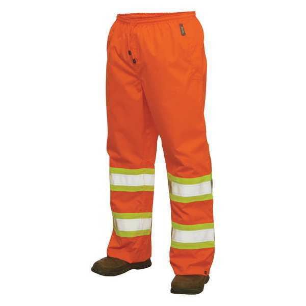 Hi-Vis Rain Pants, S, Orange