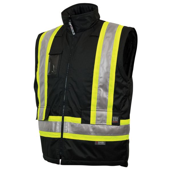 Men's Black Polyester 5-in-one Parka size S