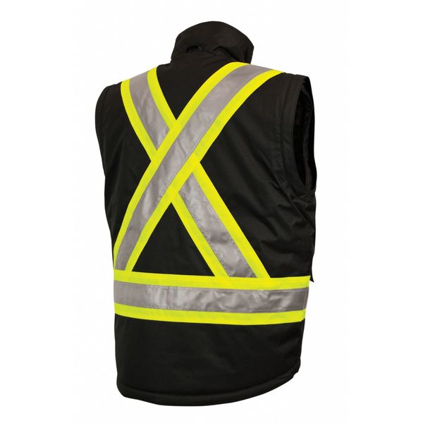 Men's Black Polyester 5-in-one Parka size S