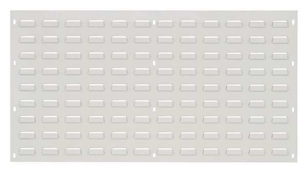 Steel Louvered Panel, 36 in W x 1/4 in D x 20 in H, White