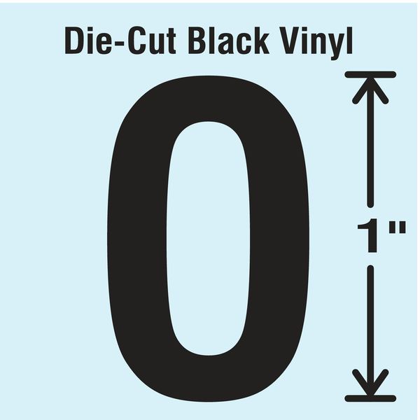 Die Cut Letter Label, O, 10 Cards, PK10