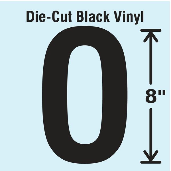 Die Cut Letter Label, O