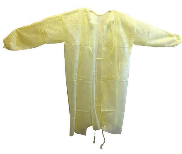 Gown, Yellow, 45inLx57-1/2inW, PK50