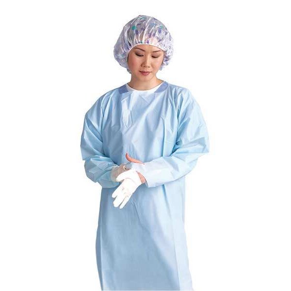 Gown, Blue, 45inLx57-1/2inW, PK75