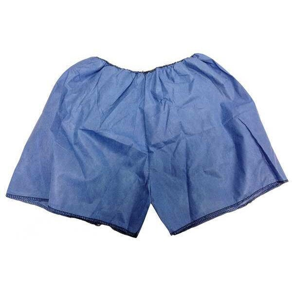 Exam Shorts, Blue, XL, PK50