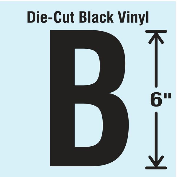 Die Cut Letter Label, B