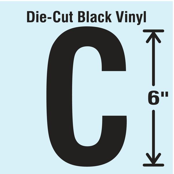 Die Cut Letter Label, C
