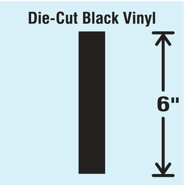 Die Cut Letter Label, I