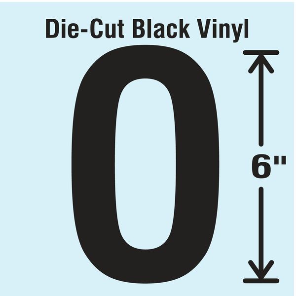 Die Cut Letter Label, O