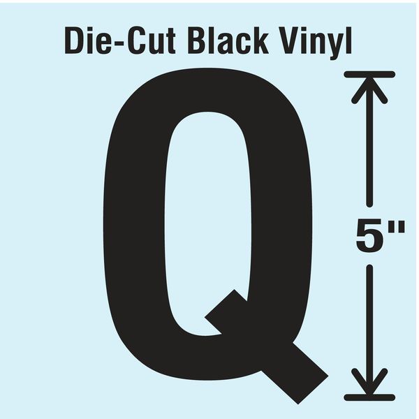 Die Cut Letter Label, Q, 10 Cards, PK10