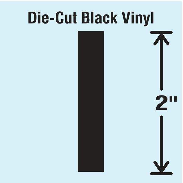 Die Cut Letter Label, I, 10 Cards, PK10