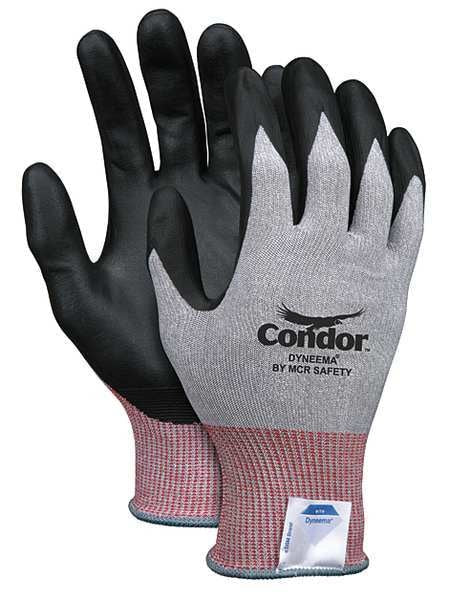Cut Resistant Coated Gloves, 2 Cut Level, Foam Nitrile, M, 1 PR