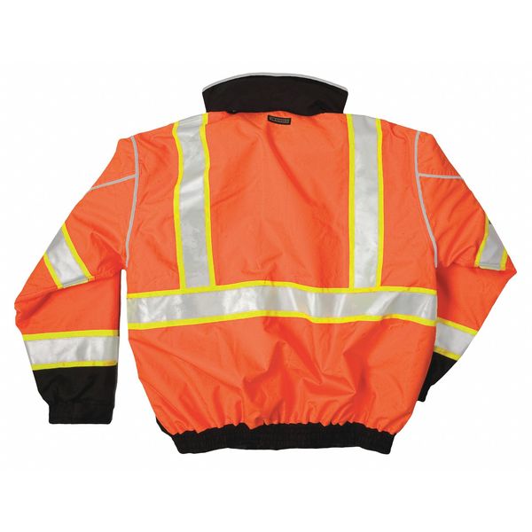 3XL Hi -Vis Bomber Jacket, Orange