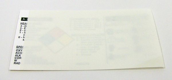 NFR Label, 3-1/2 in. W x 2 in. H, PK25