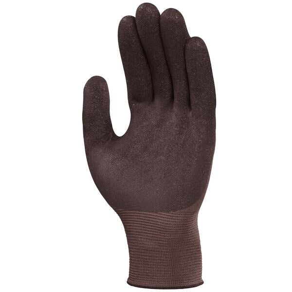 Nitrile Coated Gloves, 3/4 Dip Coverage, Purple, 9, PR