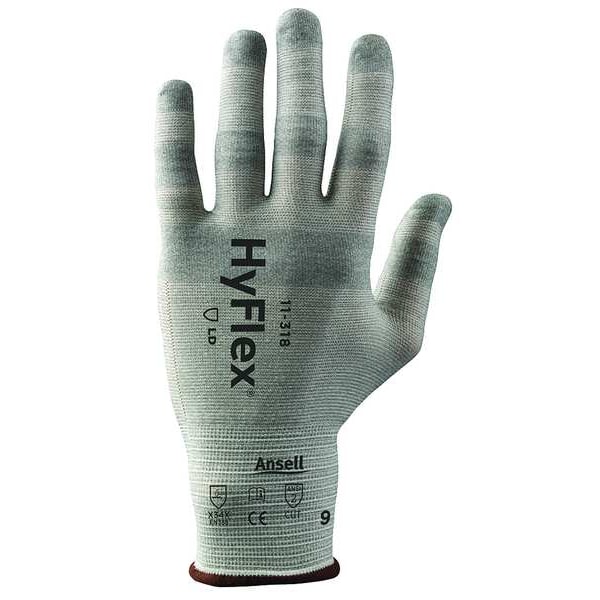 Cut Resistant Gloves, A2 Cut Level, Uncoated, XL, 1 PR