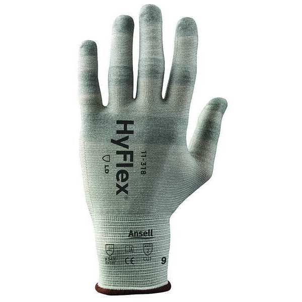 Cut Resistant Gloves, A2 Cut Level, Uncoated, L, 1 PR