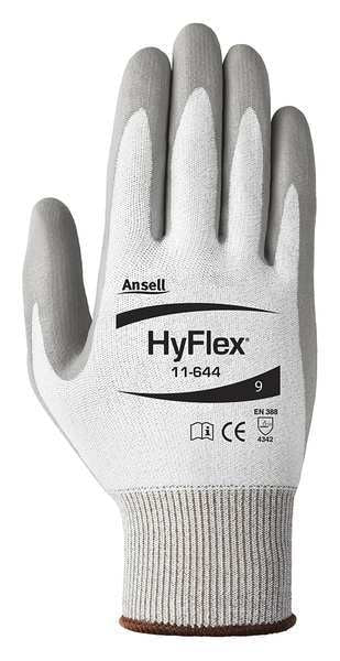 Cut Resistant Coated Gloves, A2 Cut Level, Polyurethane, 2XS, 1 PR