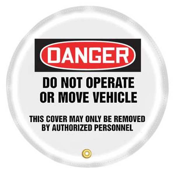 Steering Wheel Cover, Do Not Operate, 16