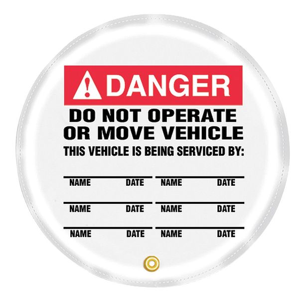 Steering Wheel Cover, Do Not Operate, 20