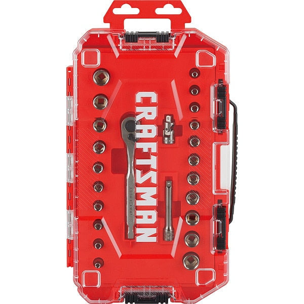 Socket Wrench Set, 1/4