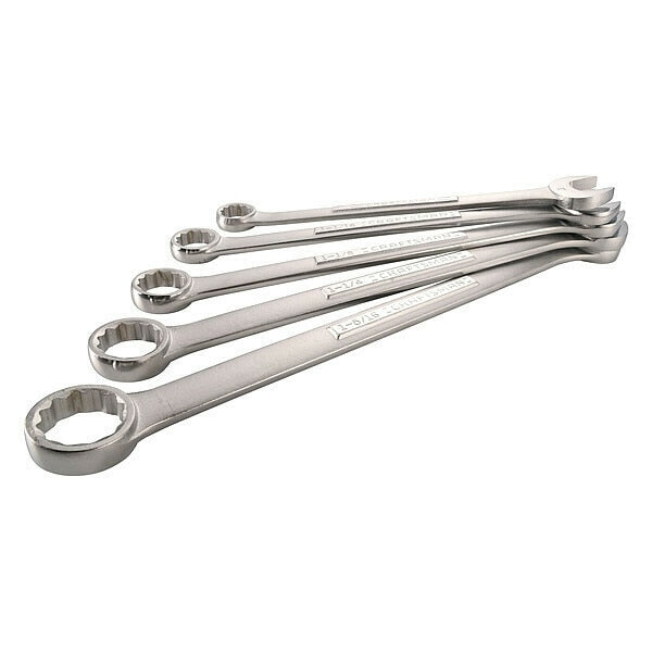 Wrenches, 5-pc Jumbo SAE Combination Wre