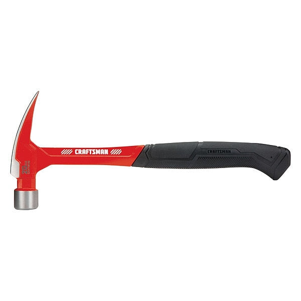 Claw Hammer, 20 oz, Steel, Smooth Face