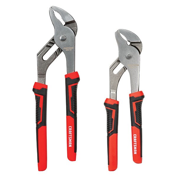 Groove Joint Plier Set, Flat Jaw, 10