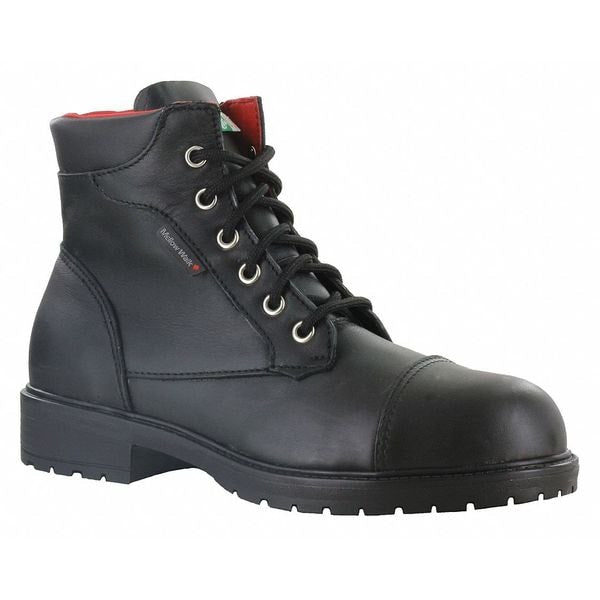 Women Safety Boot, Black, Sz 8, D Wide, PR