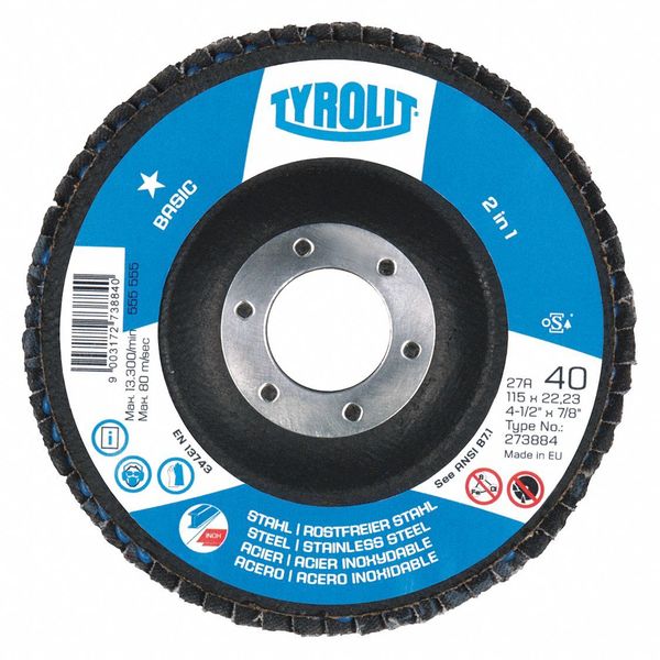 Flap Disc, T27A, 4.5