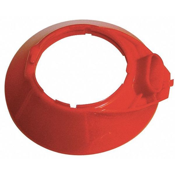 Random Orbital Sander - Two-Hand Multihole Shroud Red, 1/pk