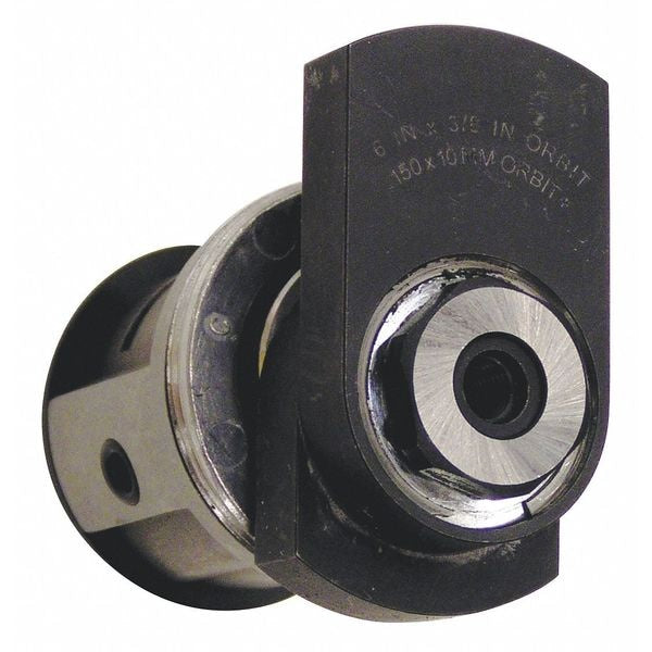 Random Orbital Sander-Two-Hand Dropin Motor, 6in 3/16in, 1/pk