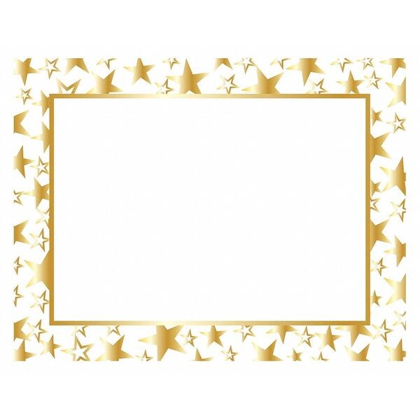 Foil Certificate, Gold Twinkle, PK50