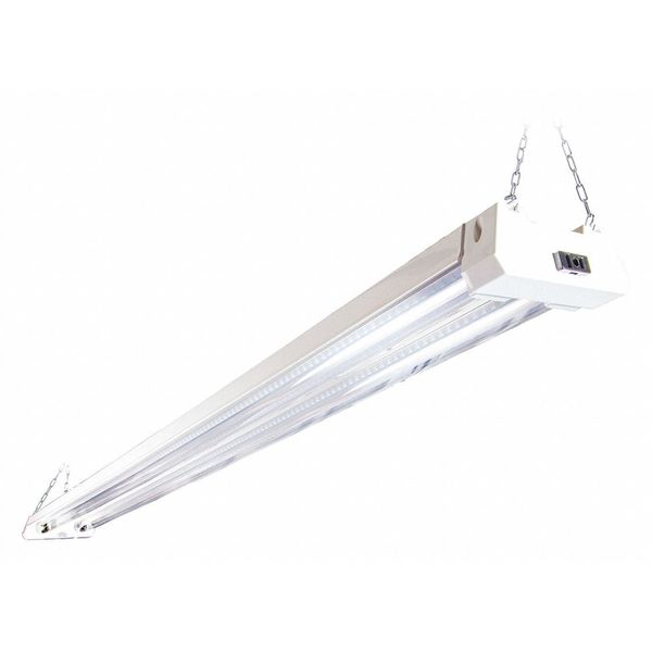 Shop Light, LED, Motion Sens, 4600 lm, 4 ft.