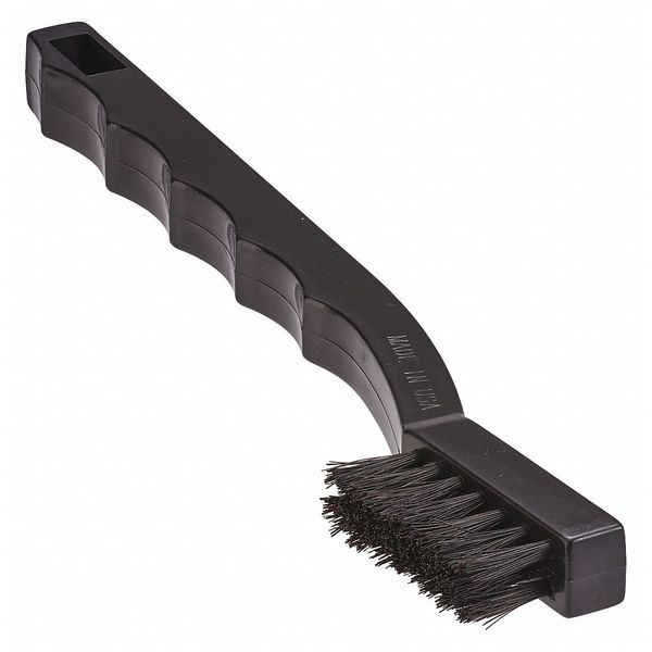 Brush, Scratch, Plastic HandleHorseHair, 5-3/4 in L Handle, 1-1/2 in L Brush, Plastic