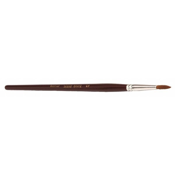 #00 Marking Artist Paint Brush, Red Sable Bristle, 1