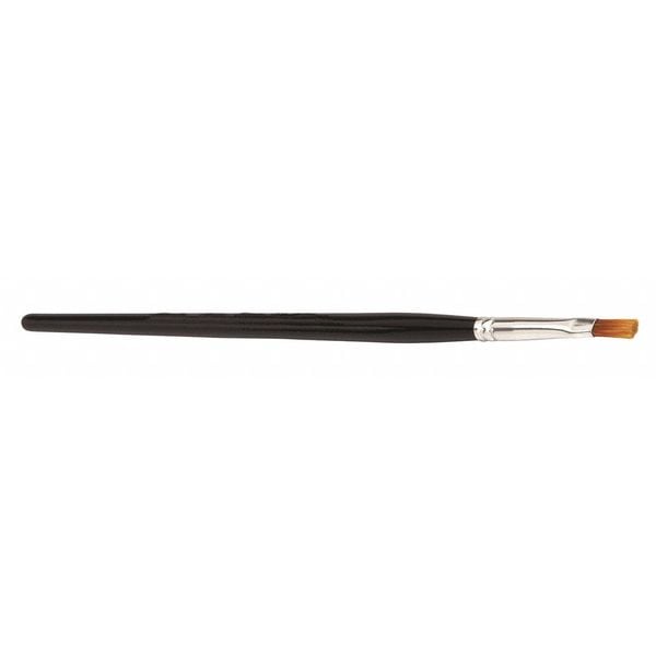 #6 Flat Artist Paint Brush, Nylon Bristle, 1