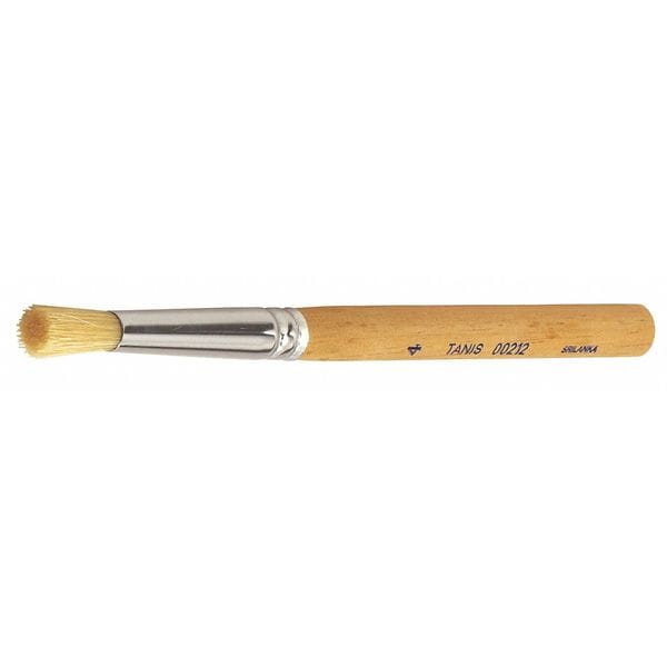 #2 Stencil Paint Brush, White China Bristle, 1