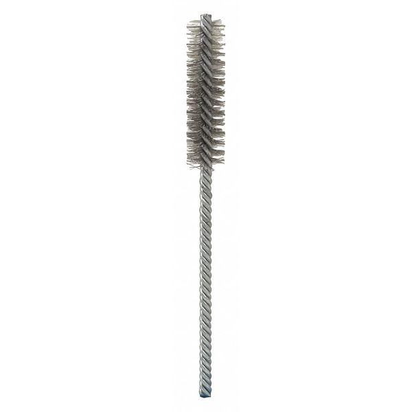 Power Tube Brush, .005, HC Steel, 3/8