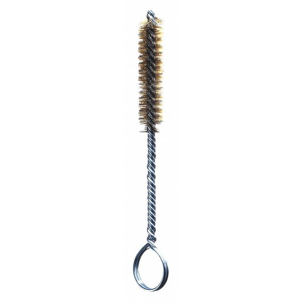 Hvy Duty Tube Brush, .005, Brass, 3/8