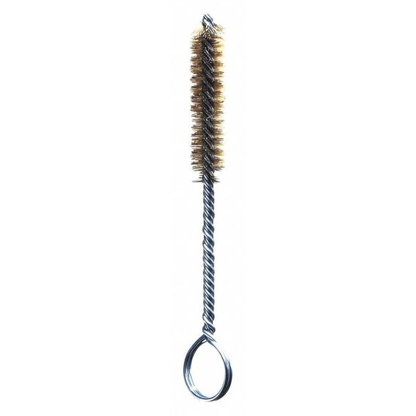 Hvy Duty Tube Brush, .003, Brass, 1/4