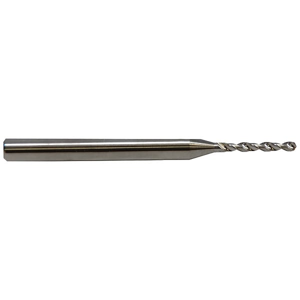 Micro Drill Bit, Crbide, 130D, Wire, Size 60